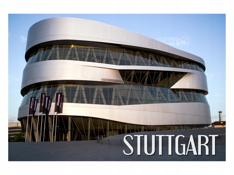 

Stuttgart Mercedes Muzeum Magnes na lodówkę