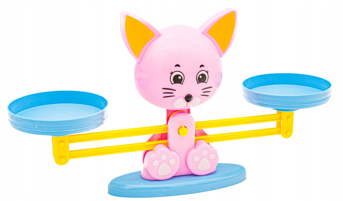 WAGA zabawkowa KOTEK gra dla 6 7 8 9 latka lat Typ Podstawa