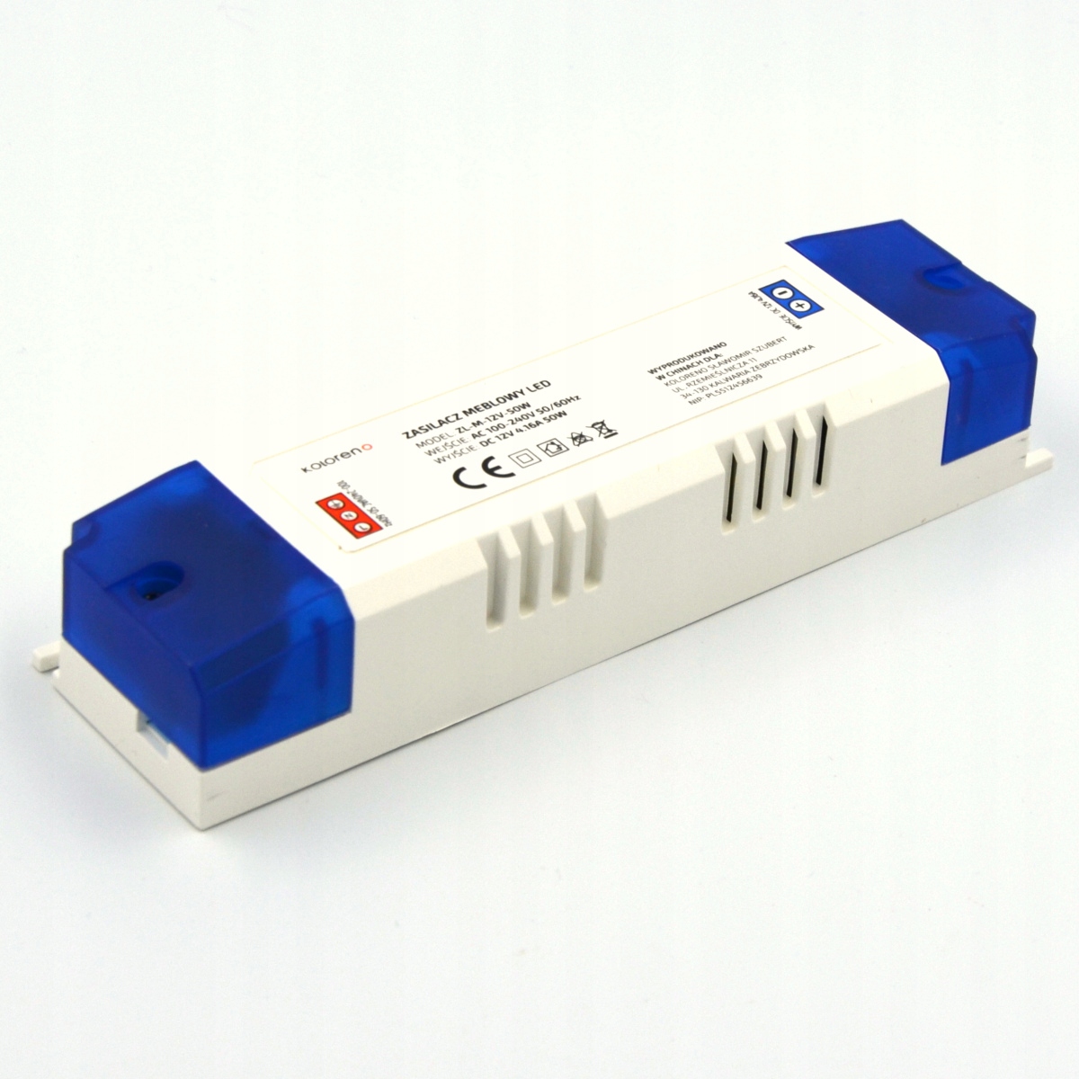 ZASILACZ MEBLOWY DO LED SLIM 50W 12V DC EAN (GTIN) 5903178722147