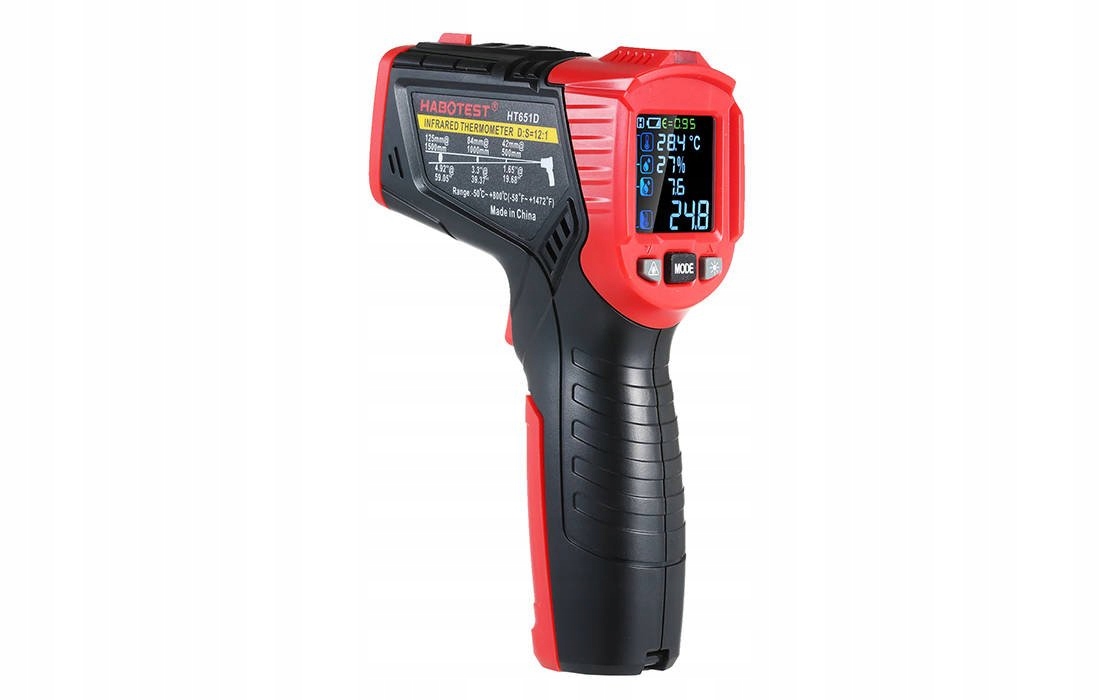 

Cyfrowy pirometr laserowy Habotest HT651D