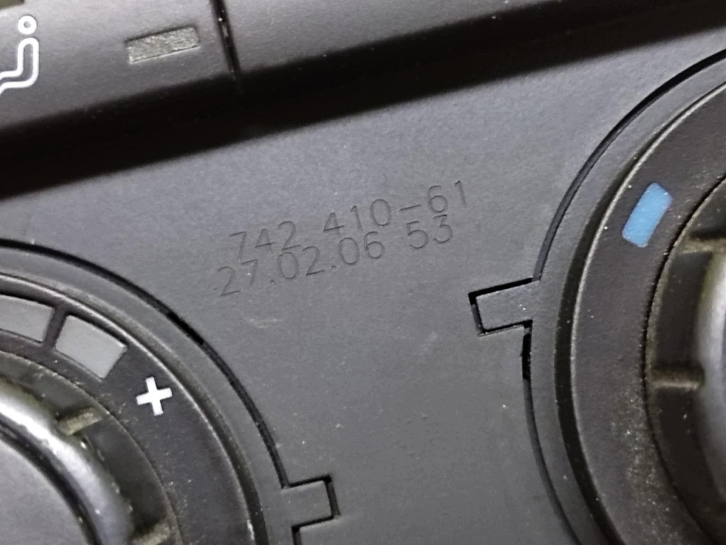SKODA SUPERB PANEL klími klimatizaci 74241061