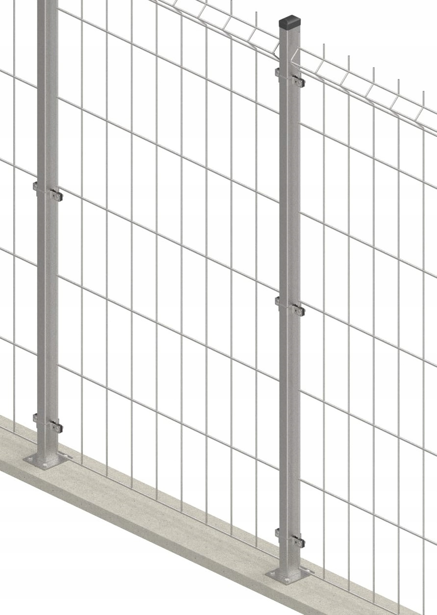 PODSTAWA STOPA SŁUPKA PANELOWEGO 60x40 OCYNK Rodzaj stalowe