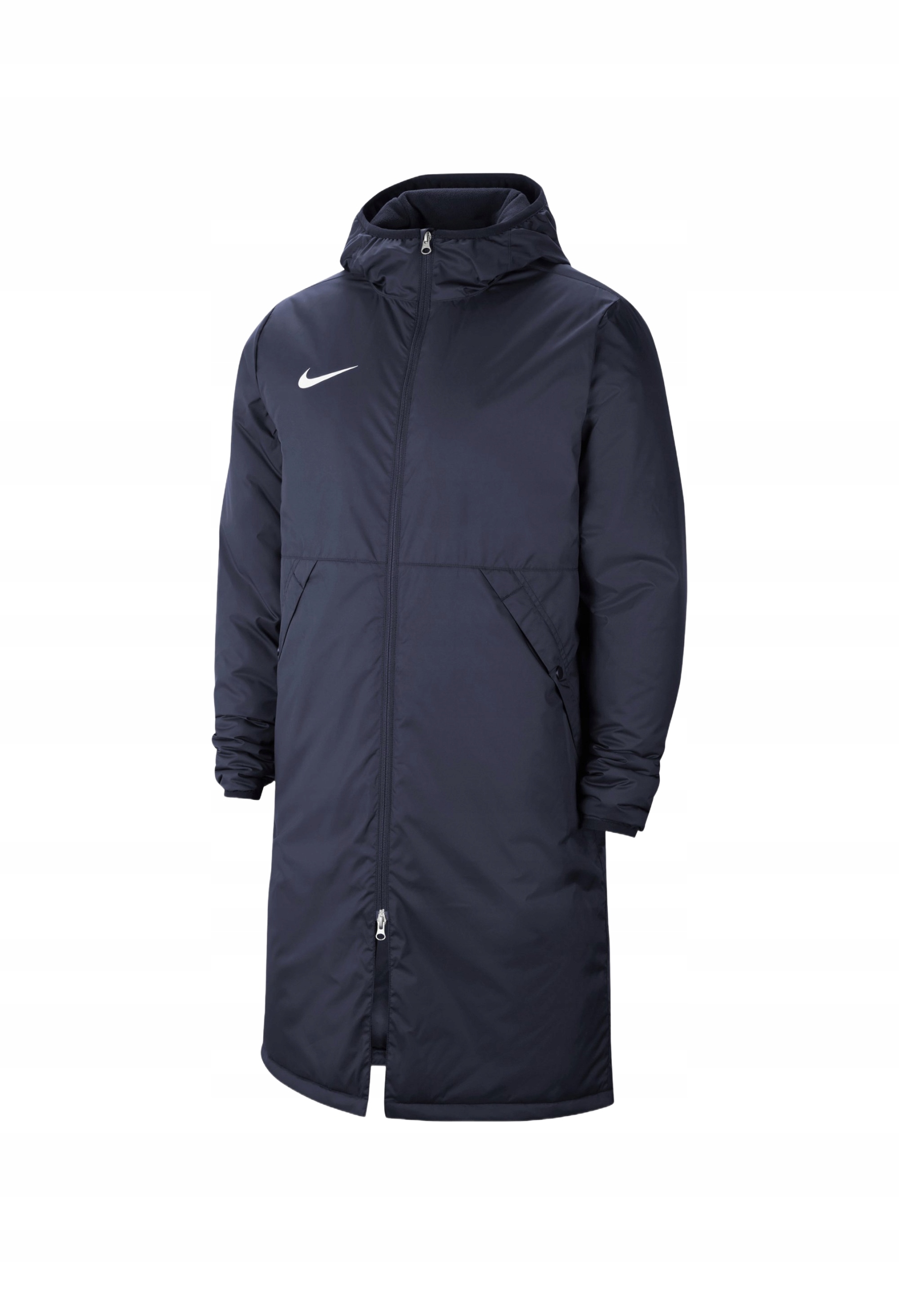 Nike Tmavě Modrá Bunda Parka S Kapucí A Zateplením Xs Opa