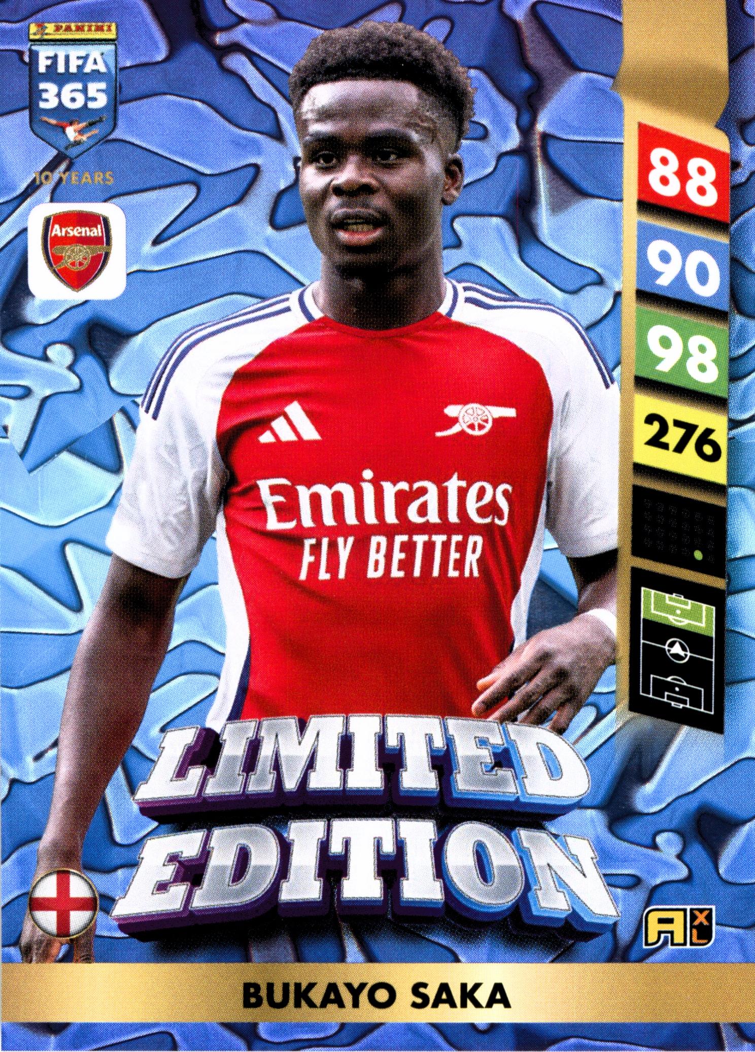 Panini Fifa 365 2025 Limited Edition Bukayo Saka Arsenal
