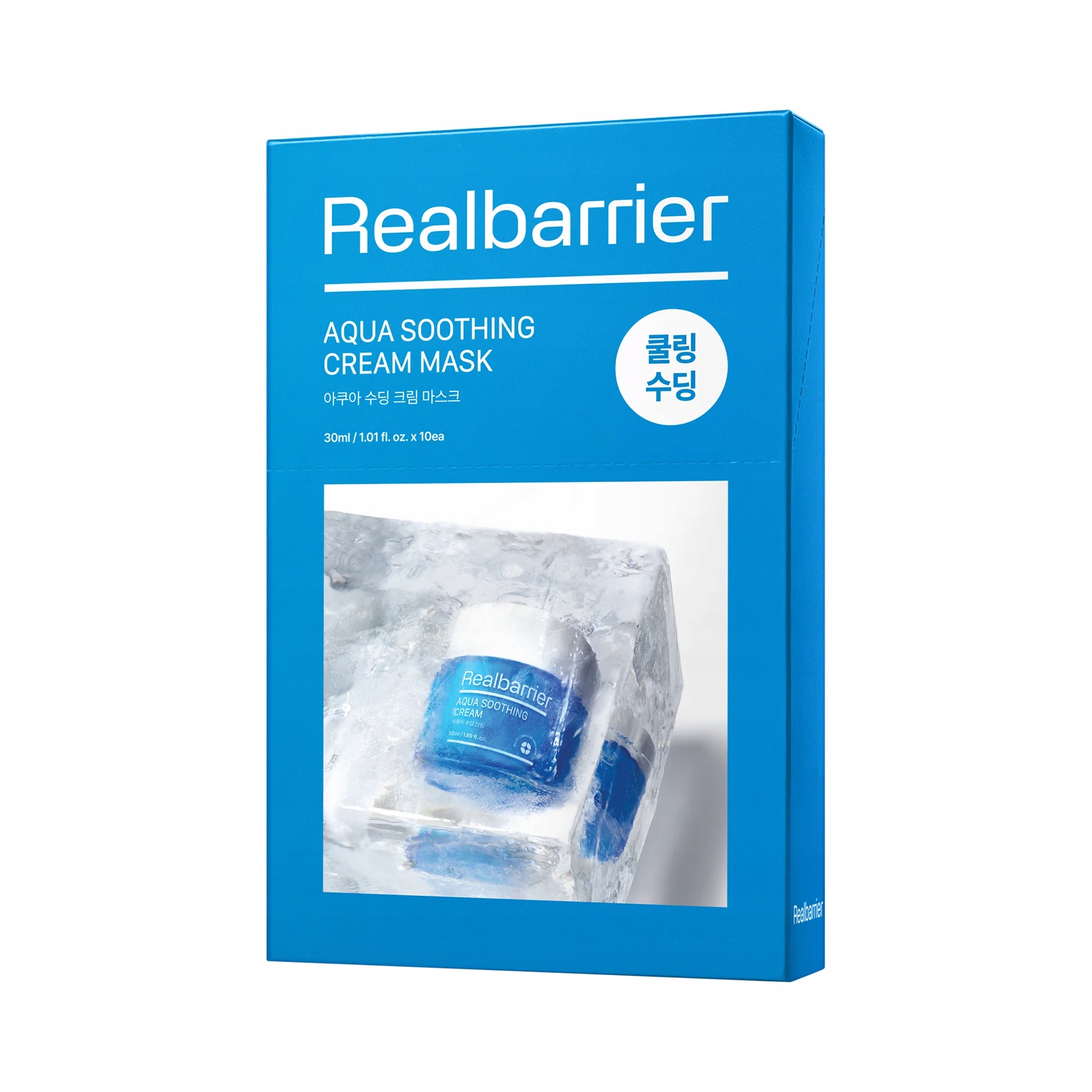 Real Barrier Aqua Soothing Cream Mask Textilní maska 10 ks