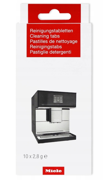 Levně Tablety na čištění kávovarů Miele odmašťovací spařovací jednotka 10 kusů