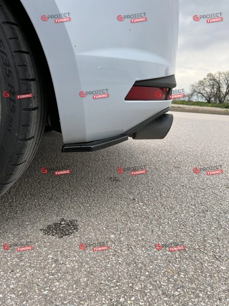 Splittery boczne zderzaka tylnego SEAT LEON (5F1) 2012-2016 czarny połysk Producent części Inny