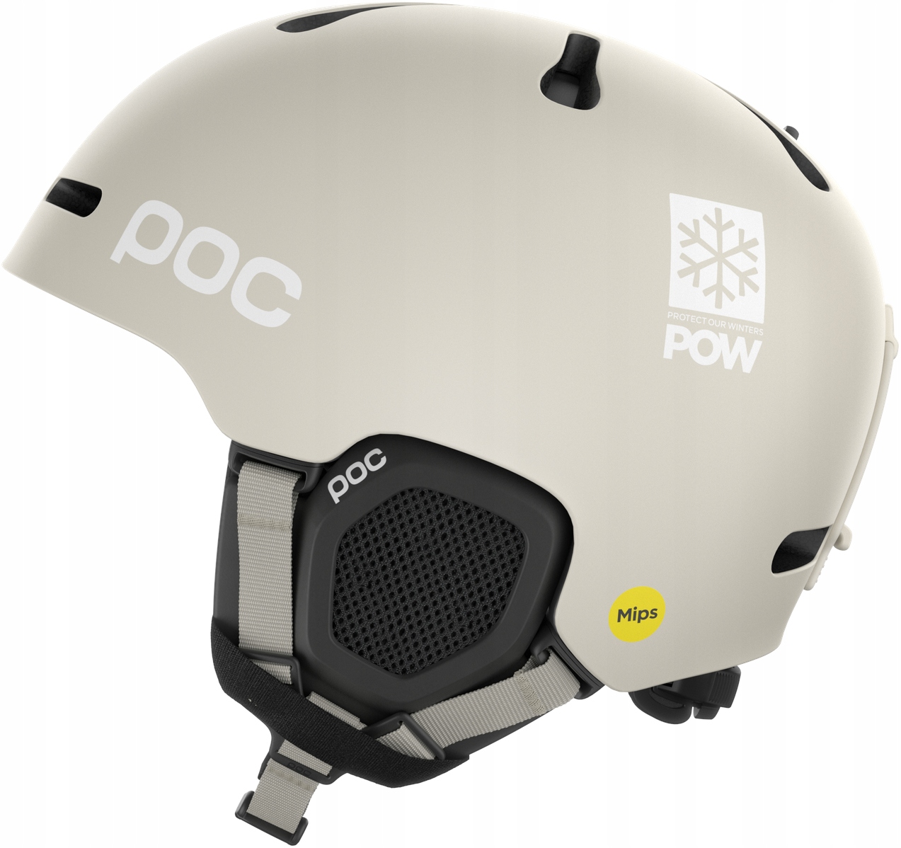 Lyžařská přilba Snowboard Poc Fornix Pow Jj Mips 59-62 cm Mineral Grey Matt