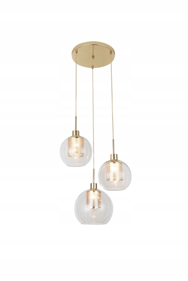 Závesná lampa E27 3x60W zlatá farba 6496 Philana Rabalux
