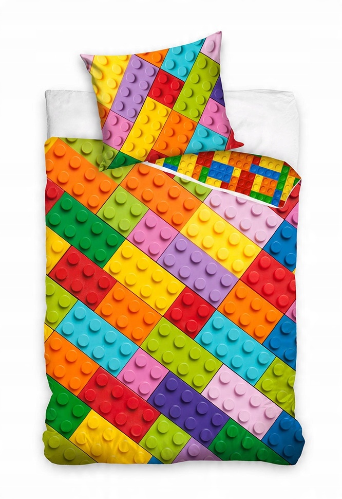 

Lego klocki pościel dwustronna bawełna 140X200