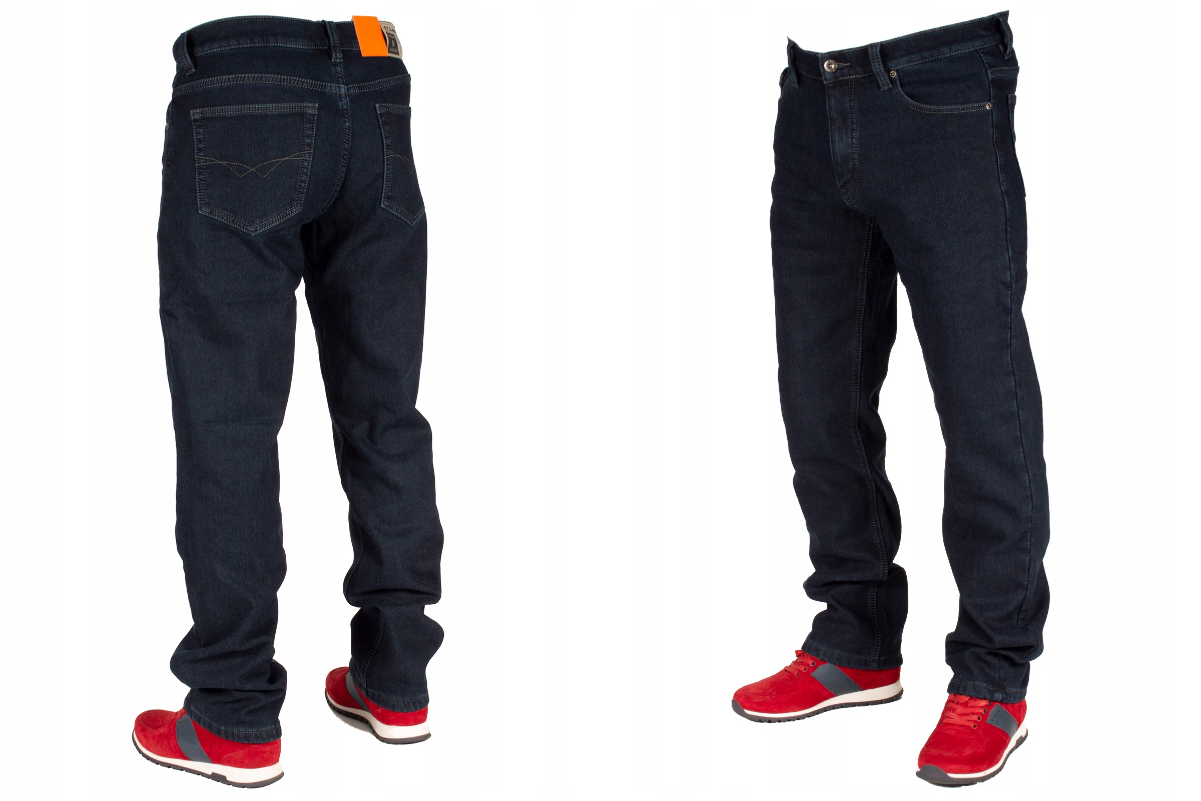 

Spodnie męskie jeans ocieplane W:42 112CM L:32