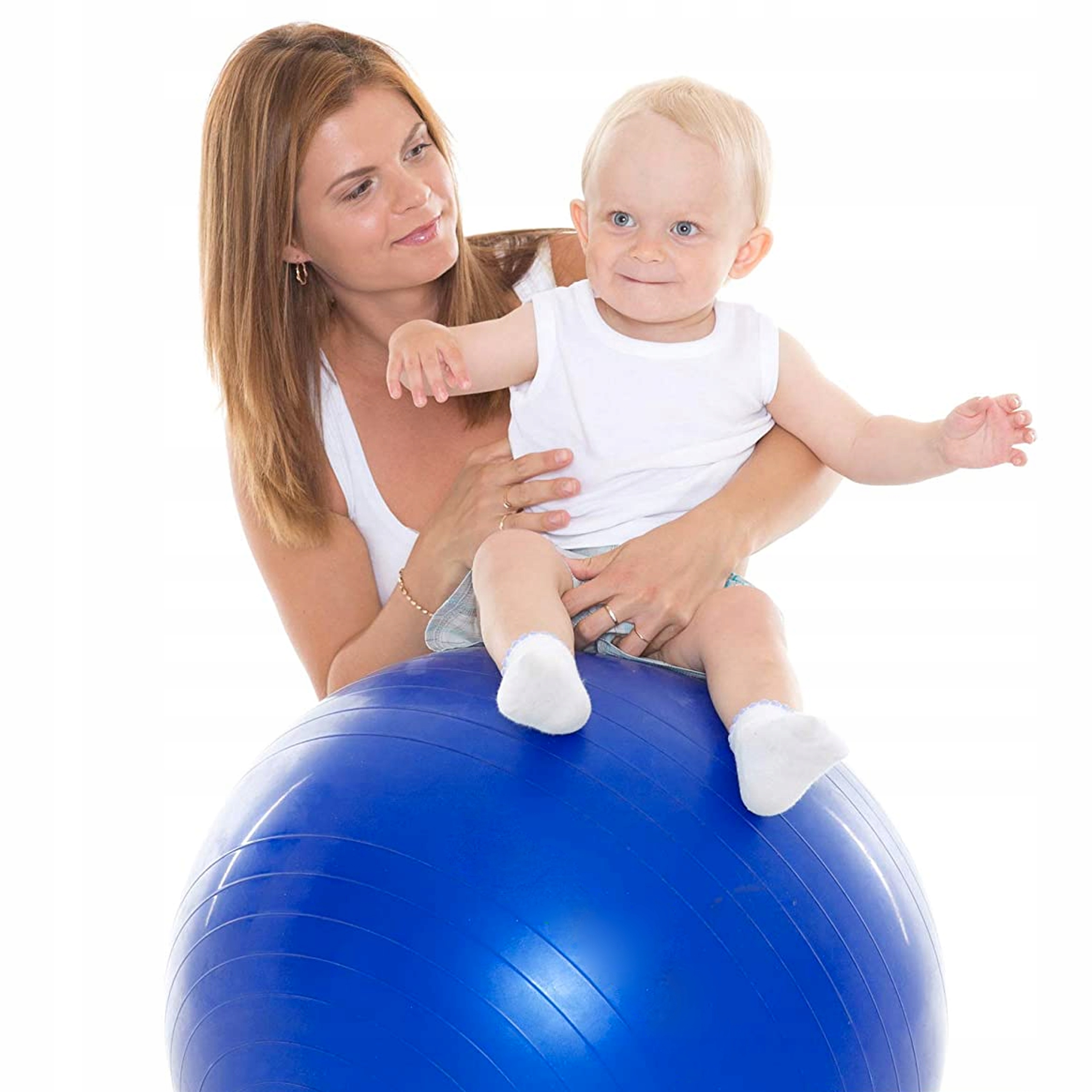 DUŻA PIŁKA GIMNASTYCZNA 65 cm REHABILITACYJNA FITNESS do ĆWICZEŃ + POMPKA Kod producenta Gym ball do ćwiczeń fitness + pompka