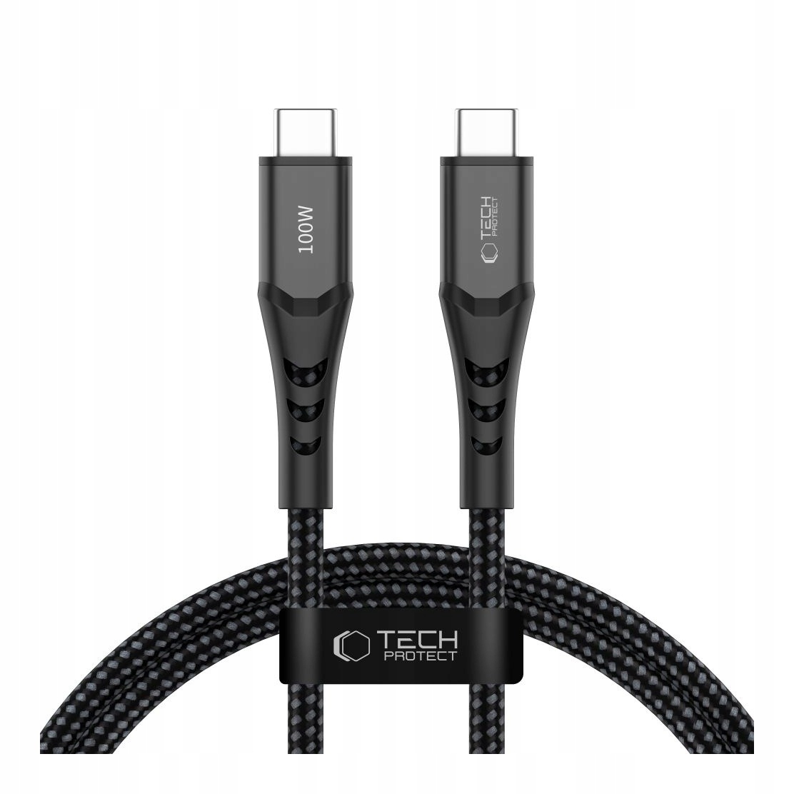 Kabel Usb-c–usb-c 100W Tech-Protect Ultraboost UB11T 100 cm czarny