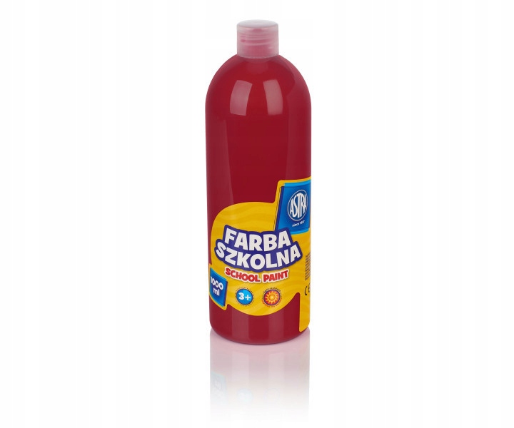 

Farba szkolna Astra 1000 ml Czerwony ciemny