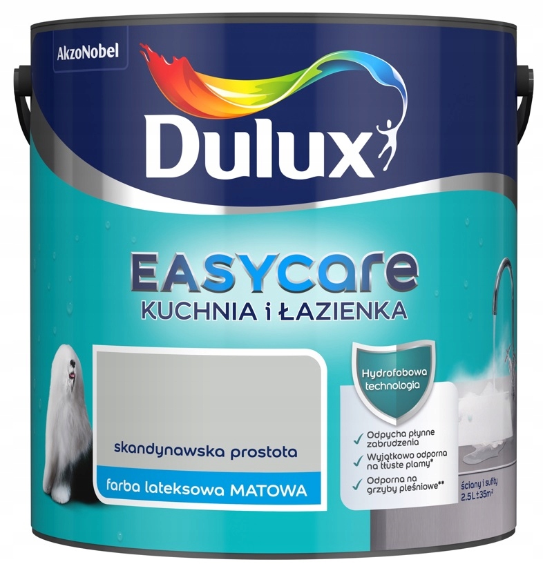 

Dulux Kuchnia Łazienka- skandynawska prostota 2.5l