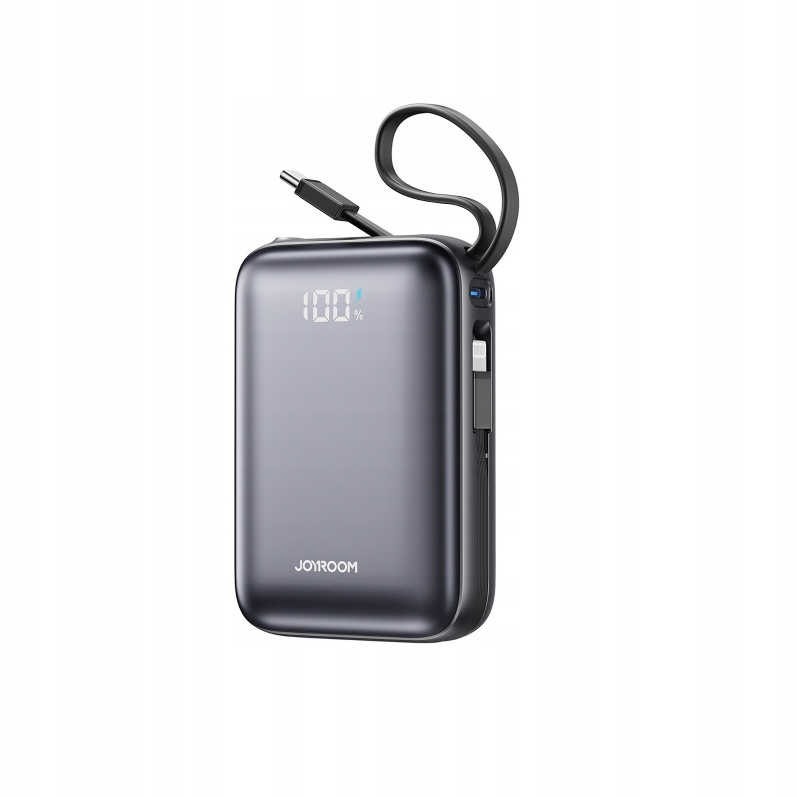 Powerbanka 20000MAH 22.5W Usb-c S Dvojitým Kabelem Černá