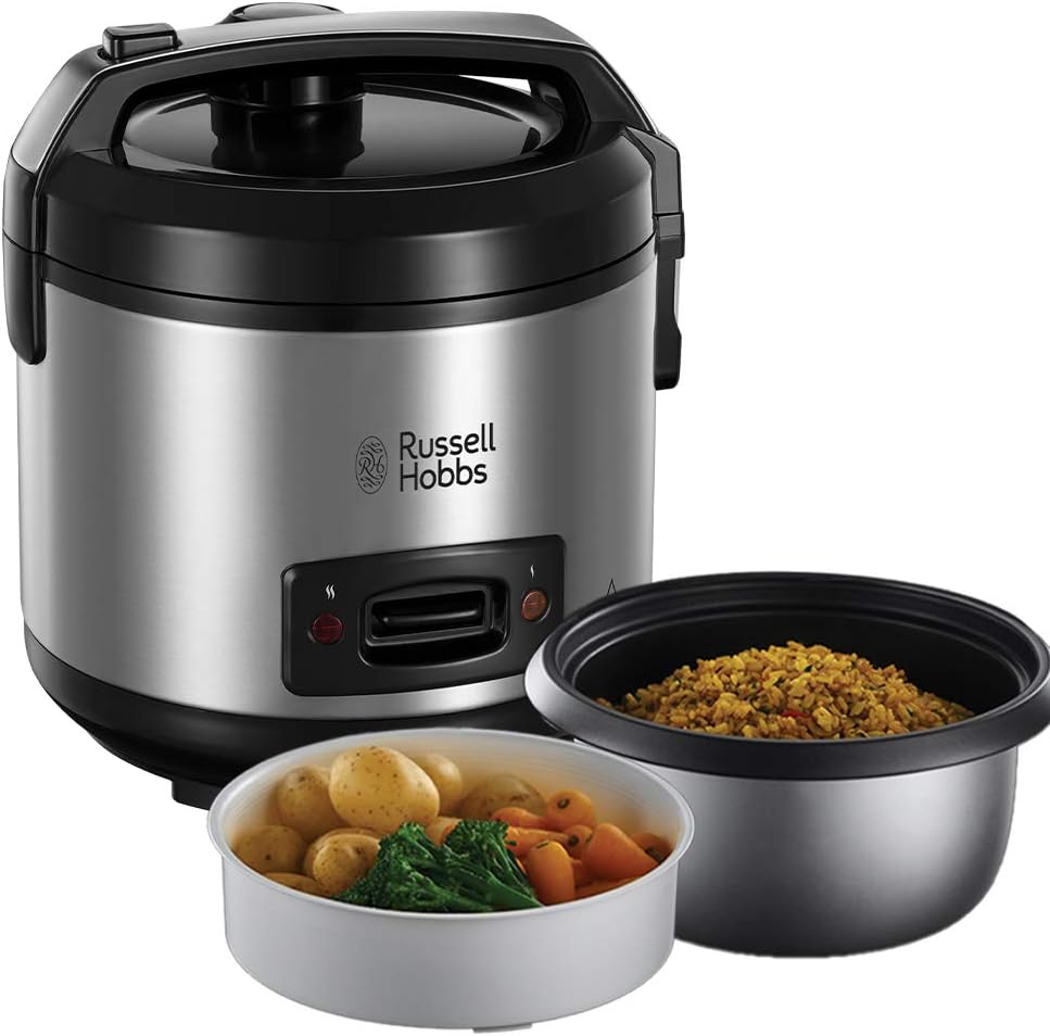 Russell Hobbs Parní hrnec a rýžovar 1,2L 500W Udržování Tepla 6 porcí