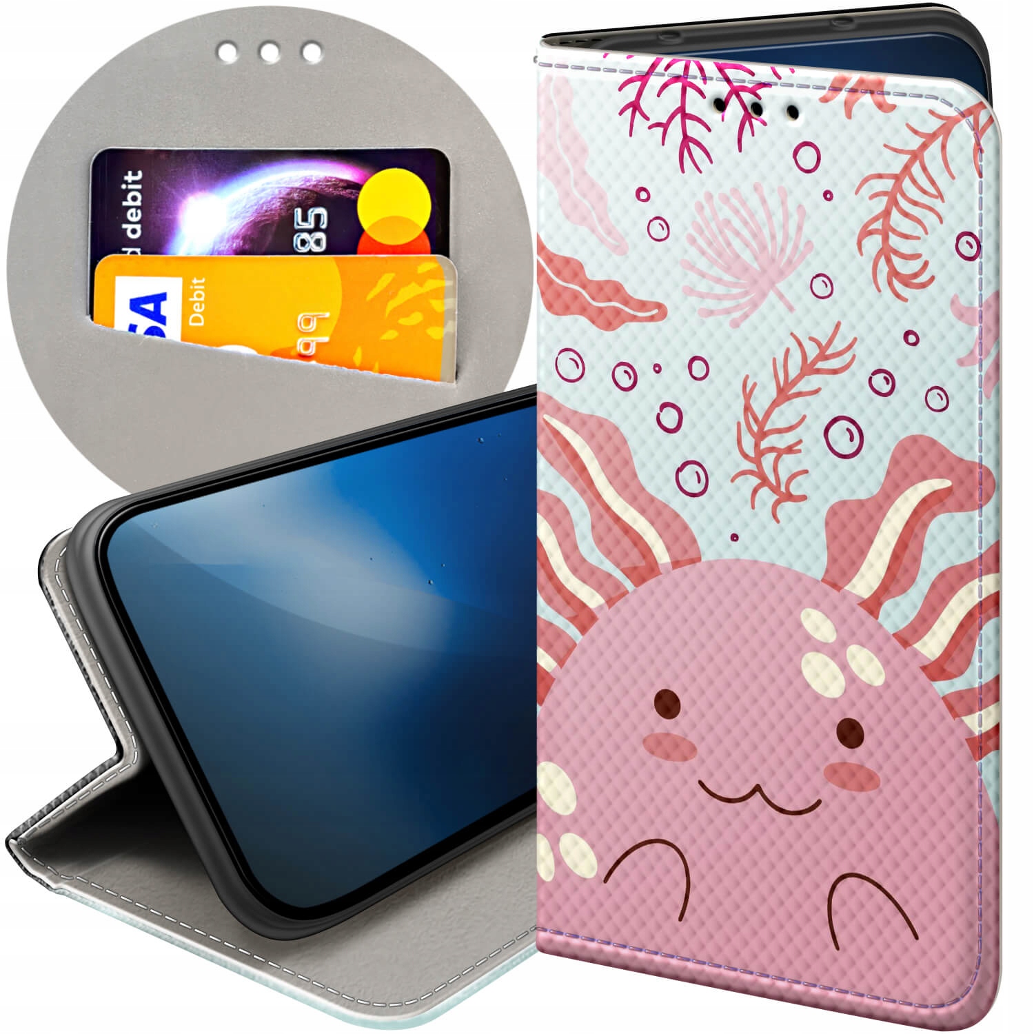 

Etui Do Xiaomi Redmi 9 Axolotl Aksolotl Case