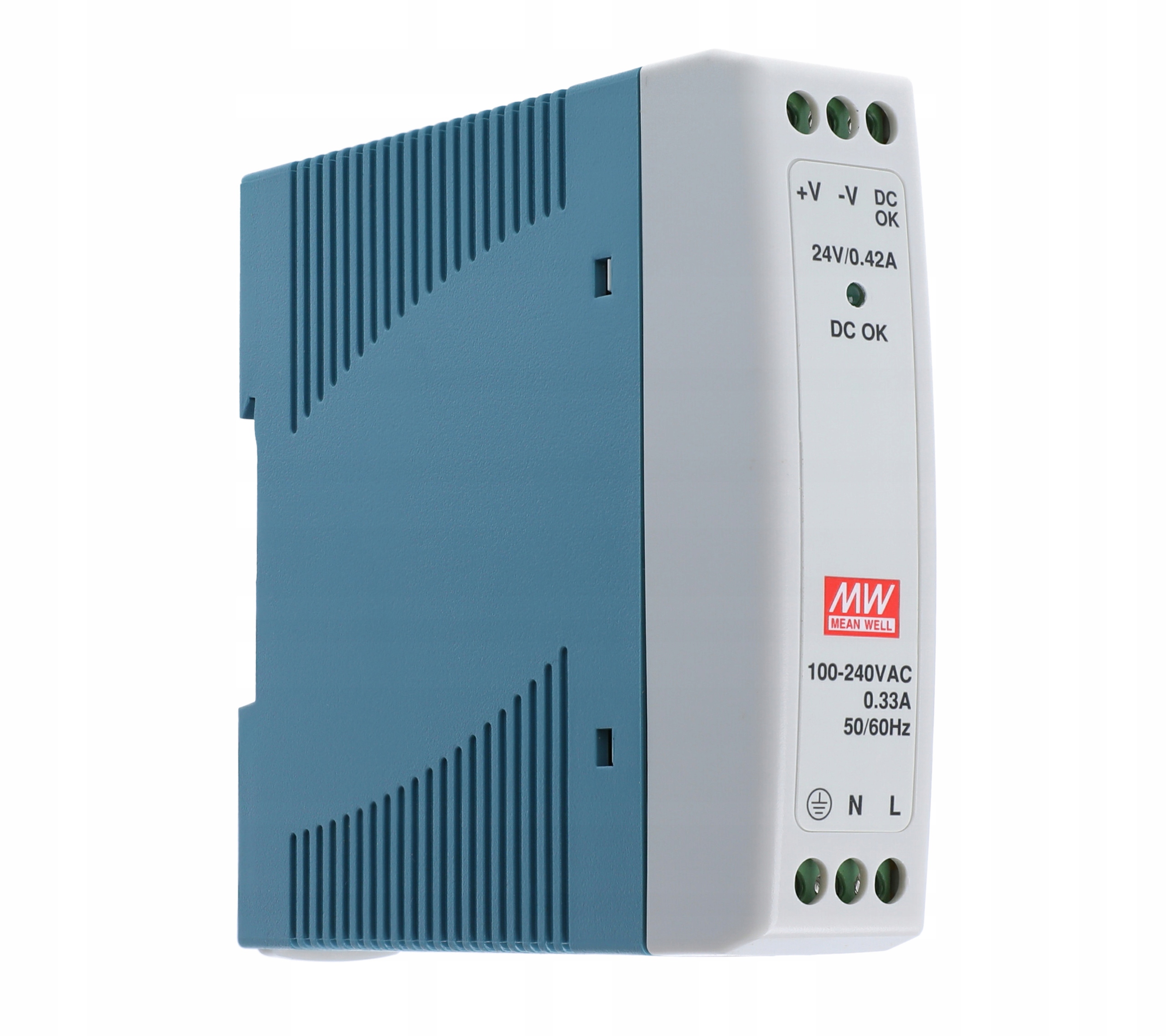 

Zasilacz Din Mean Well MDR-10-24 24V 0,42A 10W
