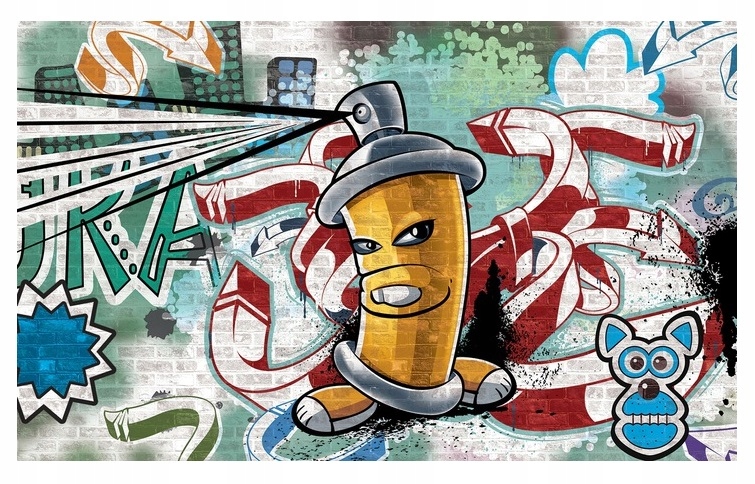 Fototapeta Graffiti Mládežnický chlapec 312x219