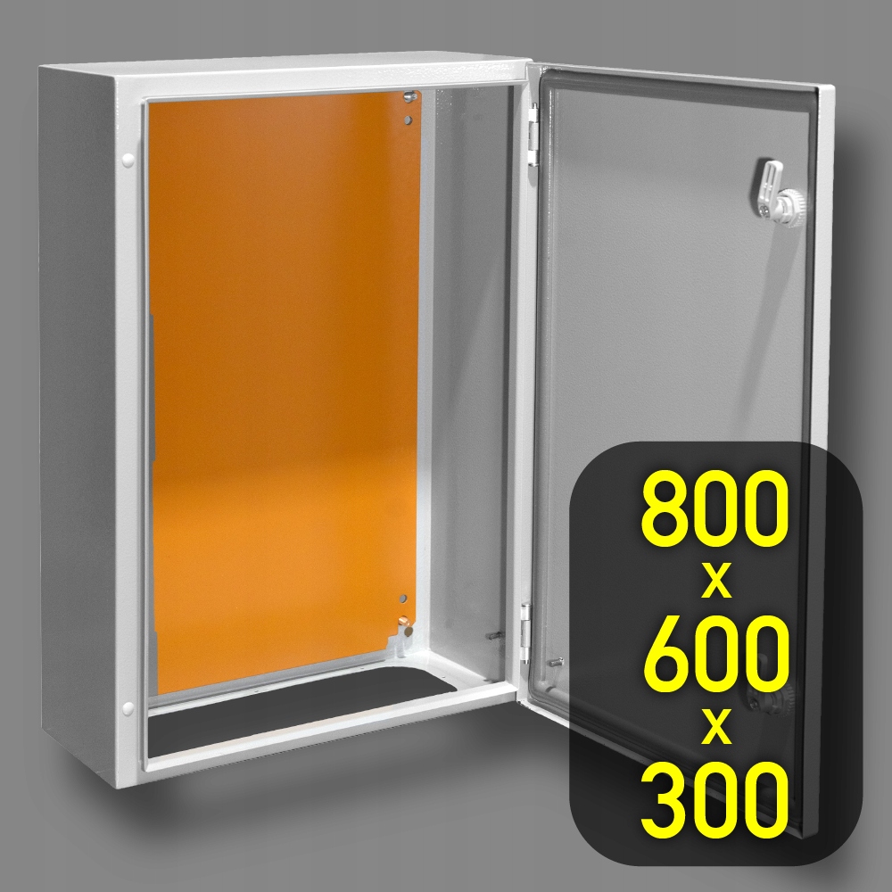 Skrzynka Elektryczna Obudowa Metalowa Rozdzielcza 800x600x300mm [6243]