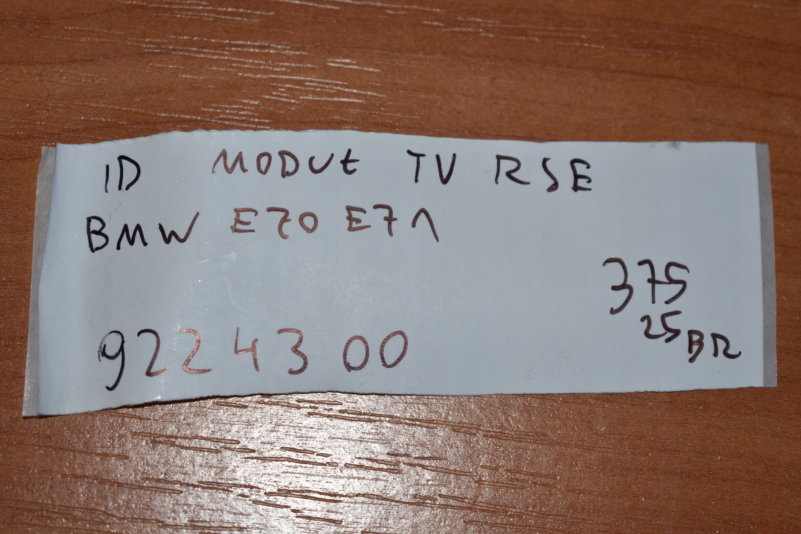 IDEALNY modul TV RSE BMW E70 E71 1 9