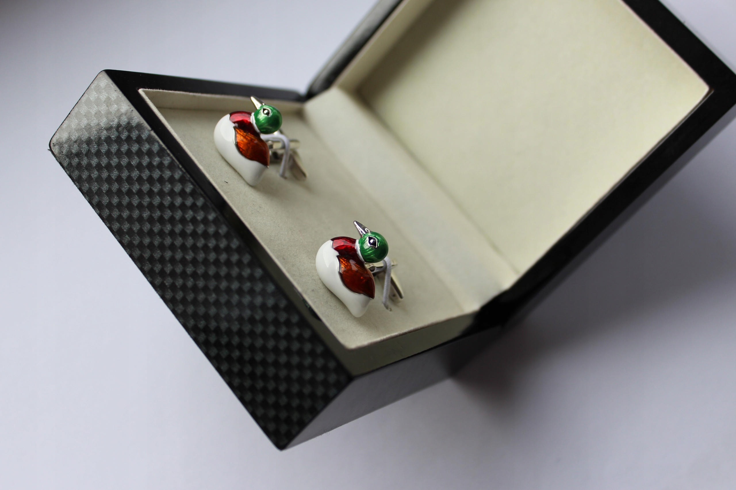 Manžetové knoflíčky Exc Pták Kachna pro myslivce