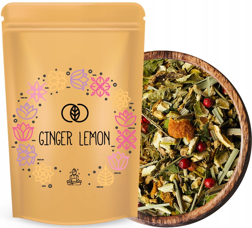 Čaj Bylinný Ginger Lemon Velký sáček 250 g Zázvor Citron