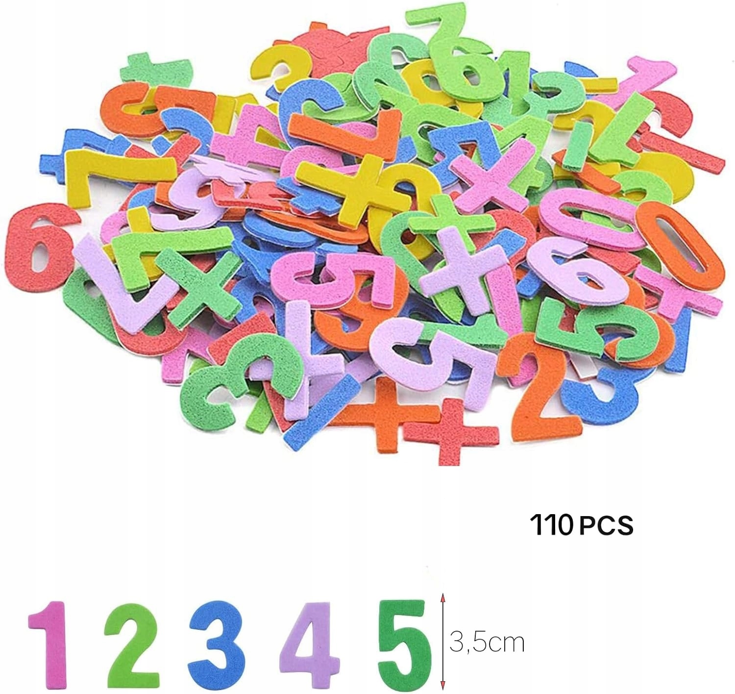 110X SAMOPRZYLEPNE LITERKI ALFABET PIANKA DLA DZIECKA GUMA ZABAWA NAUKA EAN (GTIN) 6141444563