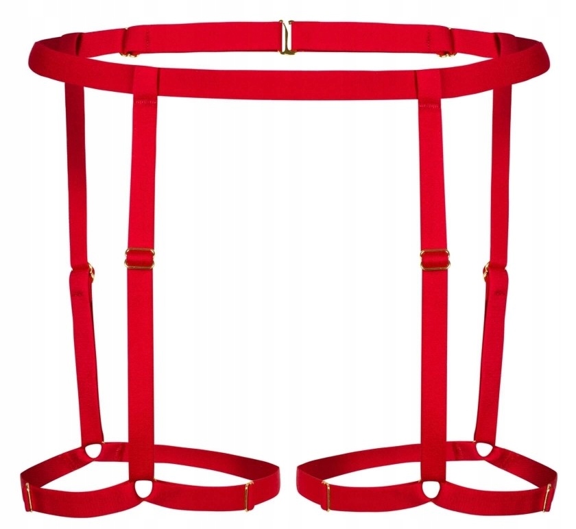 

Promees harness Julie ozdobna uprząż Red L/XL