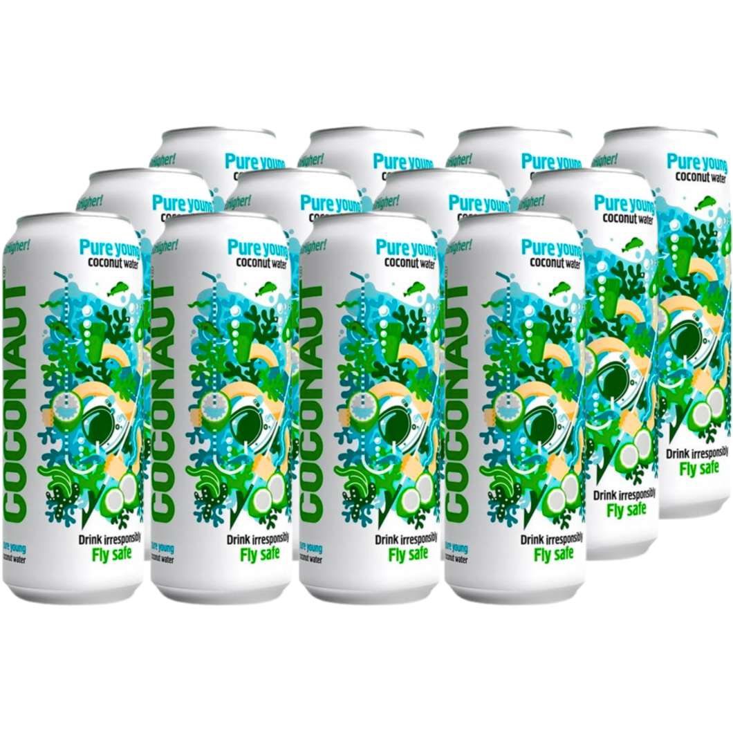 Levně Coconaut přírodní kokosová voda 500ml x 12 kusů