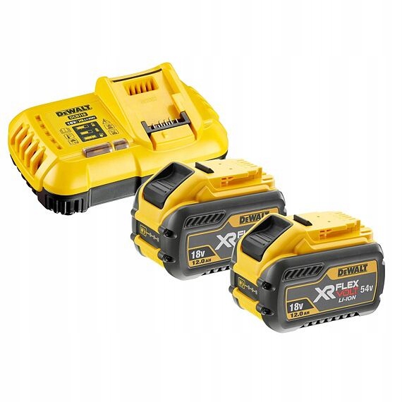 DeWalt DCB118Y2-QW sada 2 baterií Flexvolt 54V/4Ah, 18V/12Ah DCB548 nabíj