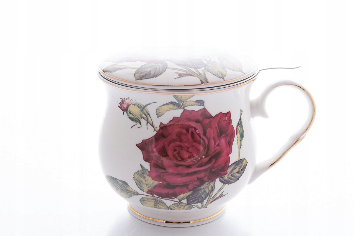 

Kubek Z Zaparzaczem Sitkiem Do Herbaty Porcelanowy