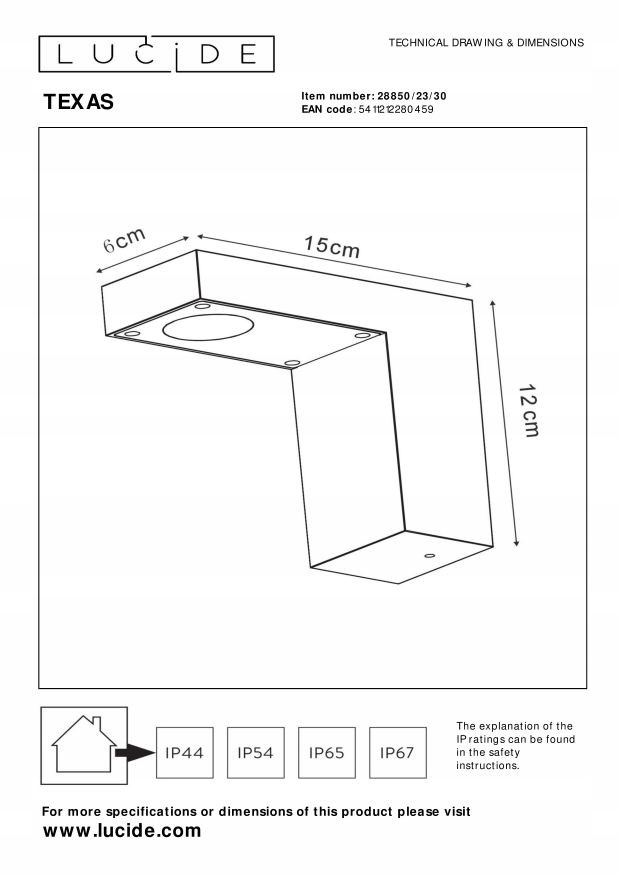 Texas 28850/23/30 Rodzaj gwintu zintegrowane źródło LED