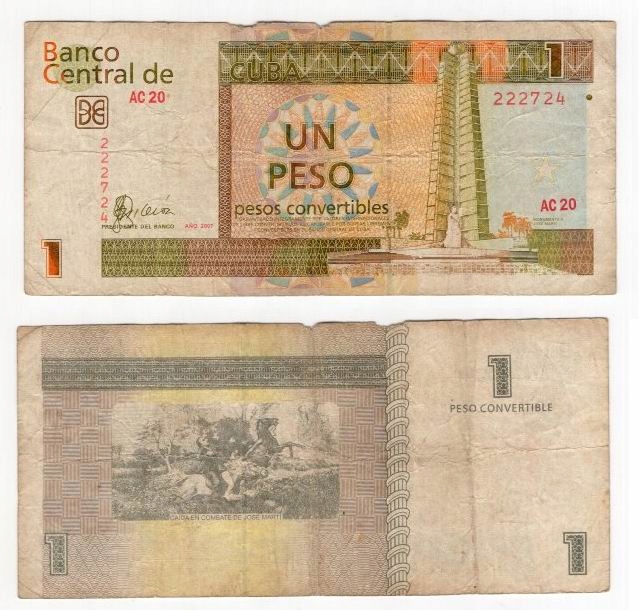 KUBA 2007 1 PESO CONVERTIBLE