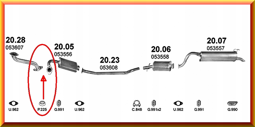 PIERŚCIEŃ USZCZELKA KOLEKTOR POLONEZ CARO PLUS ATU Typ samochodu Samochody dostawcze Samochody osobowe
