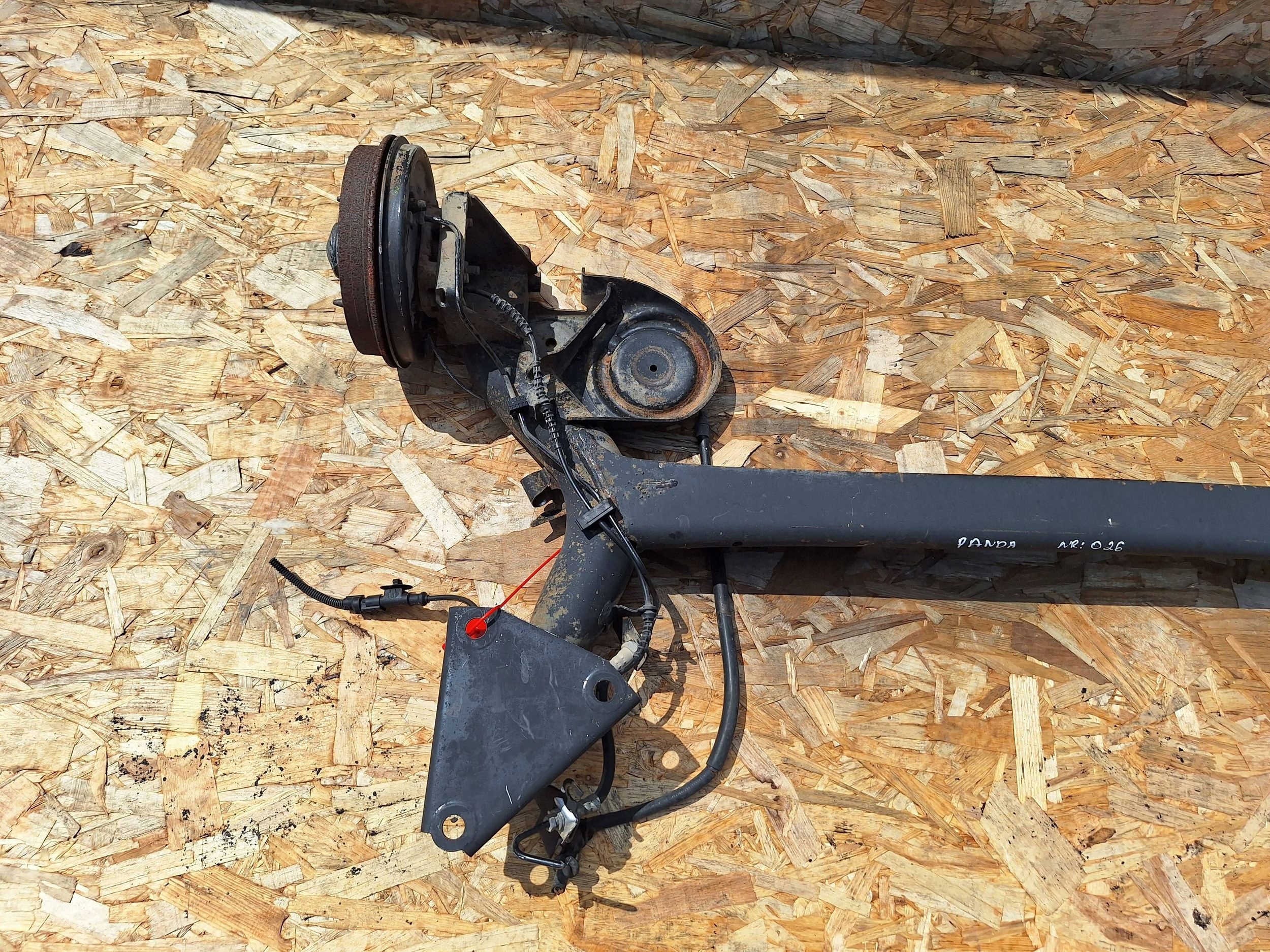 axis rear part FIAT PANDA II 03