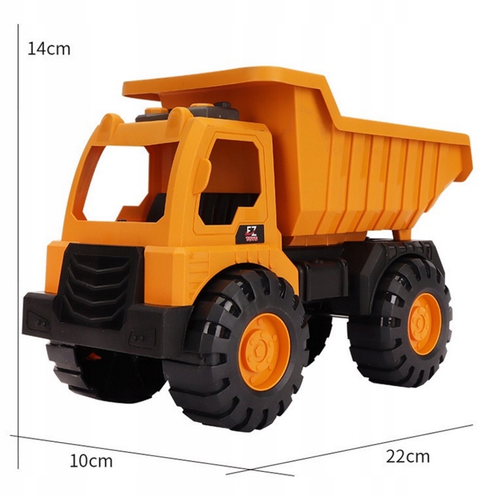 AUTO BUDOWLANE SAMOCHÓD WYWROTKA DO PIASKOWNICY Wiek dziecka 3 lata +