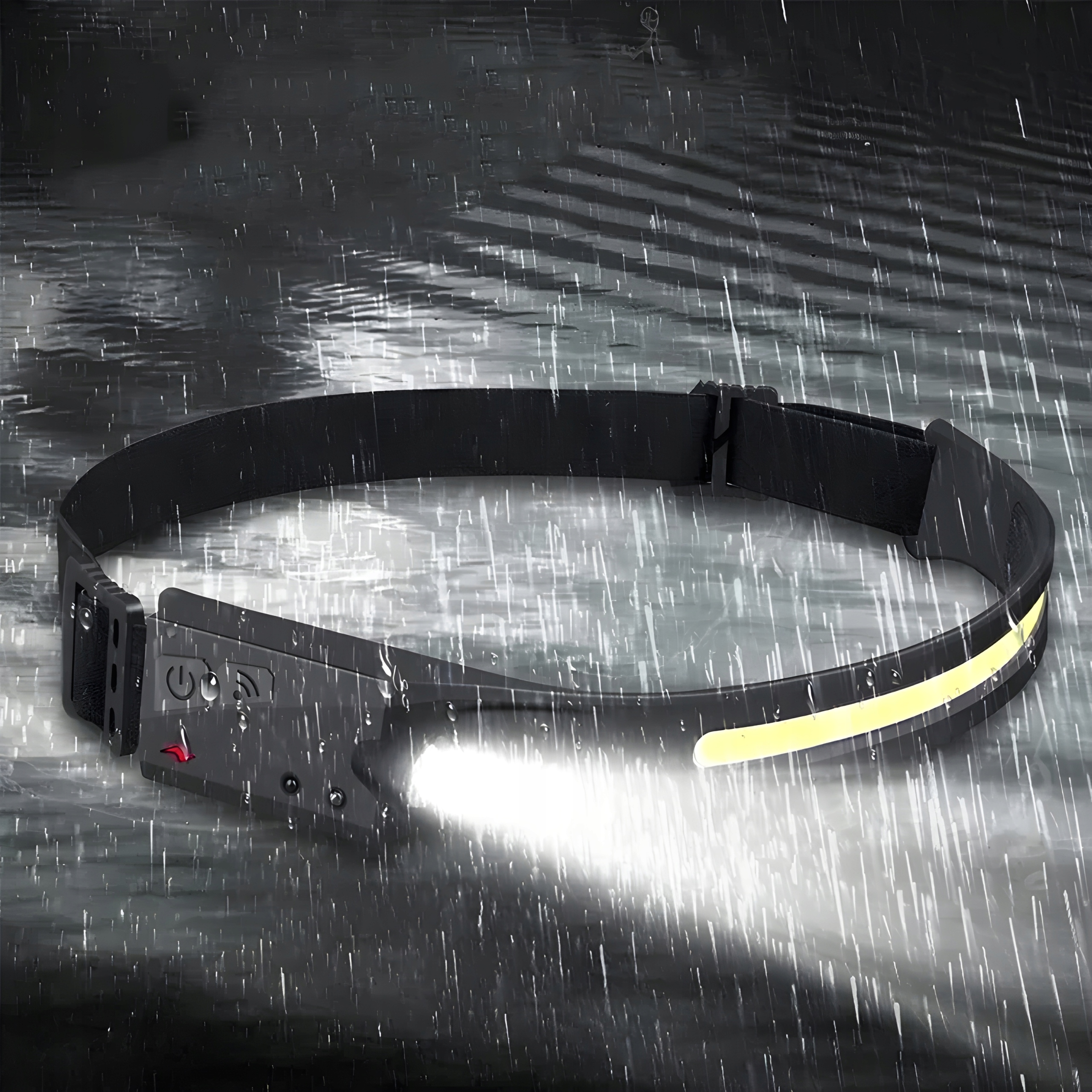 MOCNA LATARKA CZOŁOWA LED AKUMULATOR REFLEKTOR CZOŁÓWKA PASEK NA GŁOWĘ USB Kod producenta LATARKA CZOŁOWA Z REFLEKTOREM I DIODAMI COB