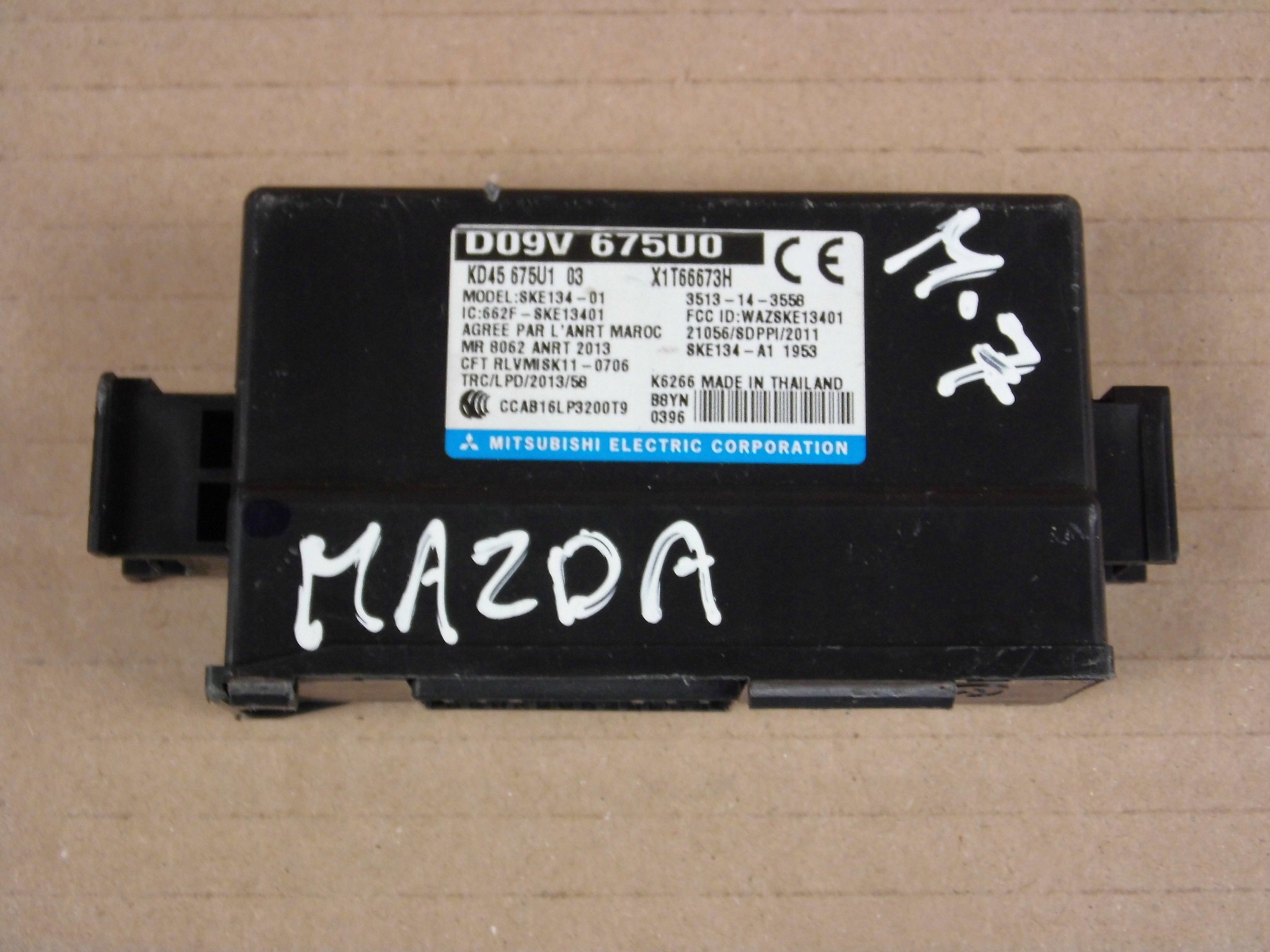 Mazda CX3 CX5 modulo KD45675U103 X1T66673H D09V675U0