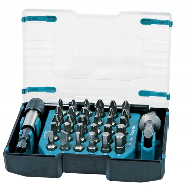 

Makita D-65084 Zestaw Bitów I Nasadek 32 Elementy