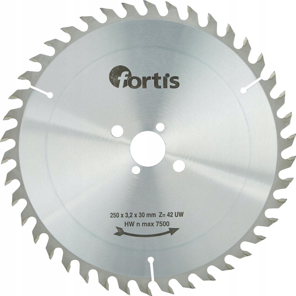 Pilový kotouč Hw Hw 250x3,2 x30 mm 42 zubů Uw Fortis