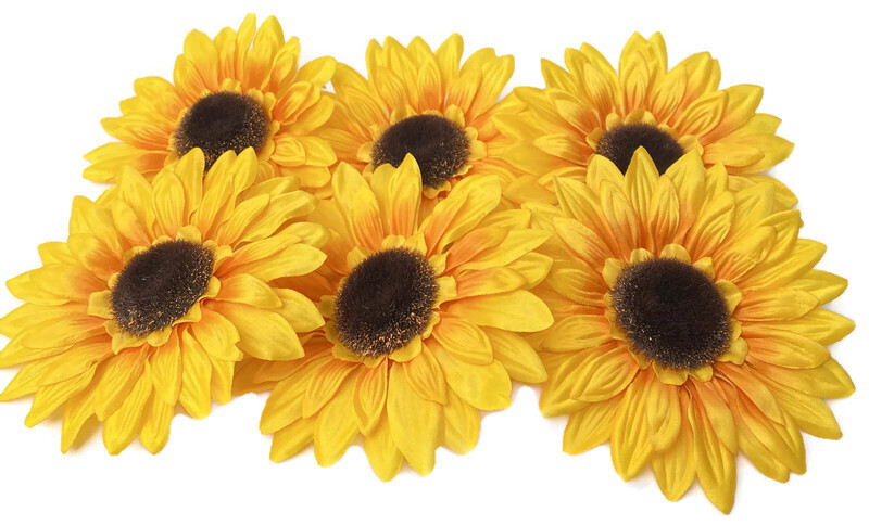 

Słonecznik Główka Premium 6 szt. kwiaty sztuczne
