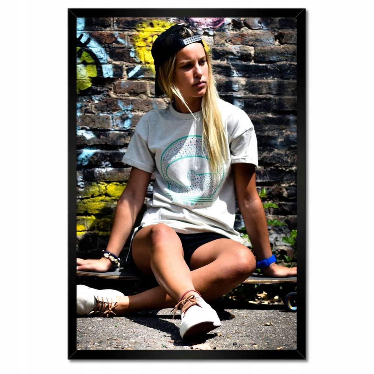 Plakáty v rámu 40x60 Skateboard Deska Skoky