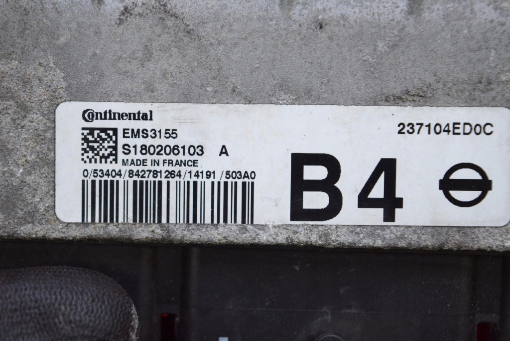 control unit computer of the engine 237104ED0C NISSAN PULSAR C13 1.2 DIG-T 116 KM