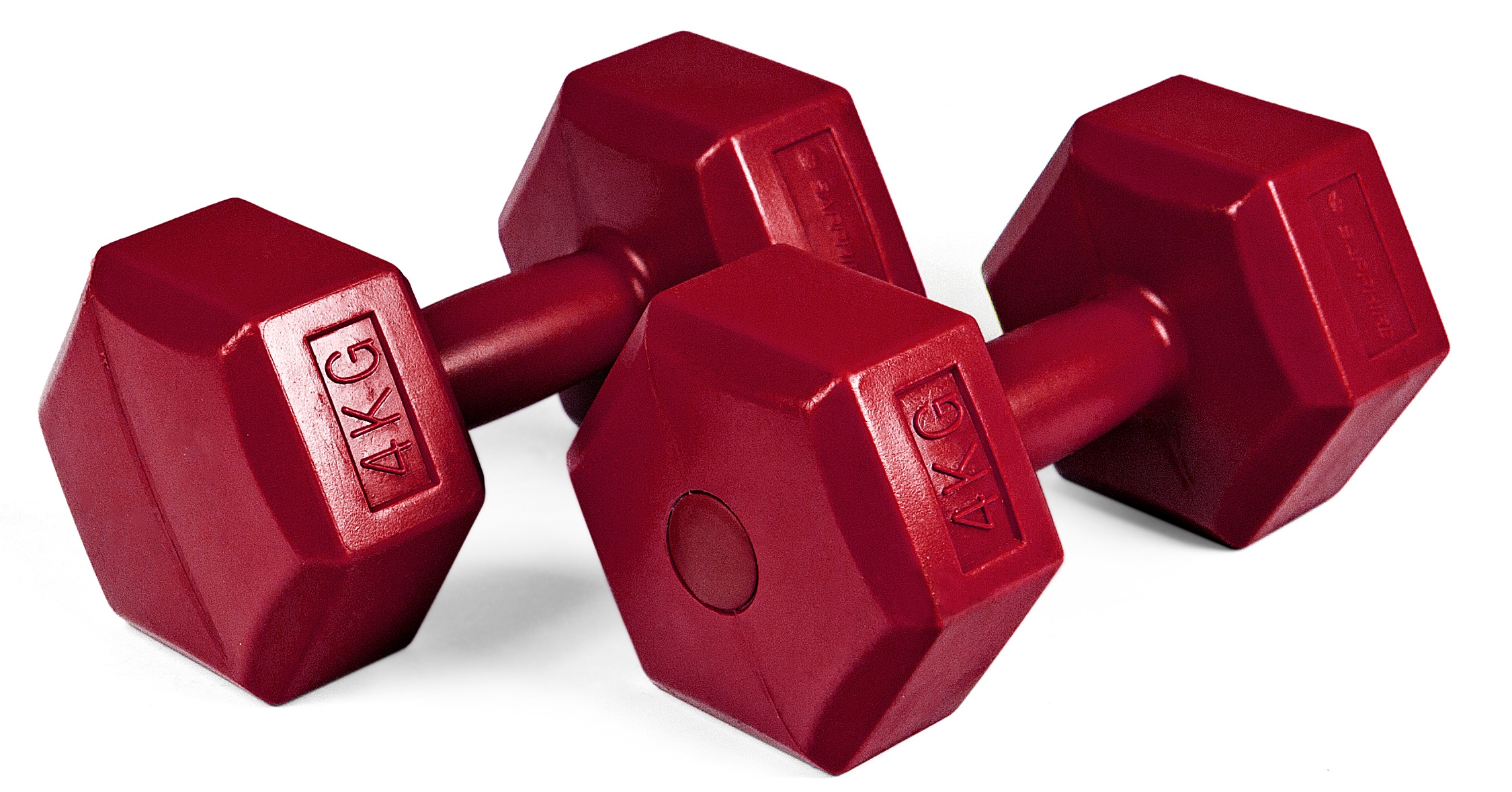 HANTLE hantelki CIĘŻARKI 2x4KG ZESTAW do ćwiczeń fitness BITUMICZNE 8kg Model HANTLE_2X4KG_SG-4C