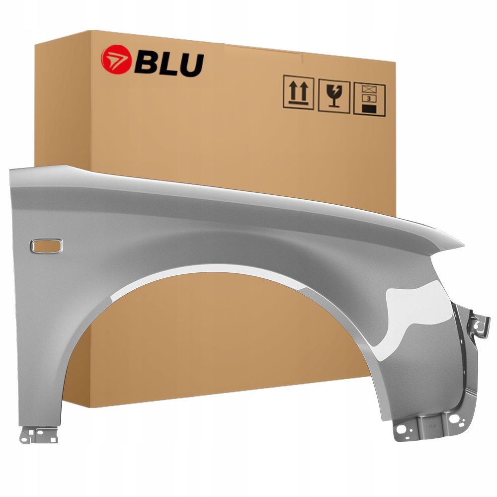 Blu Blatník Audi A4 B6 LY7Q pravý stříbrný 00-04 přední pozink