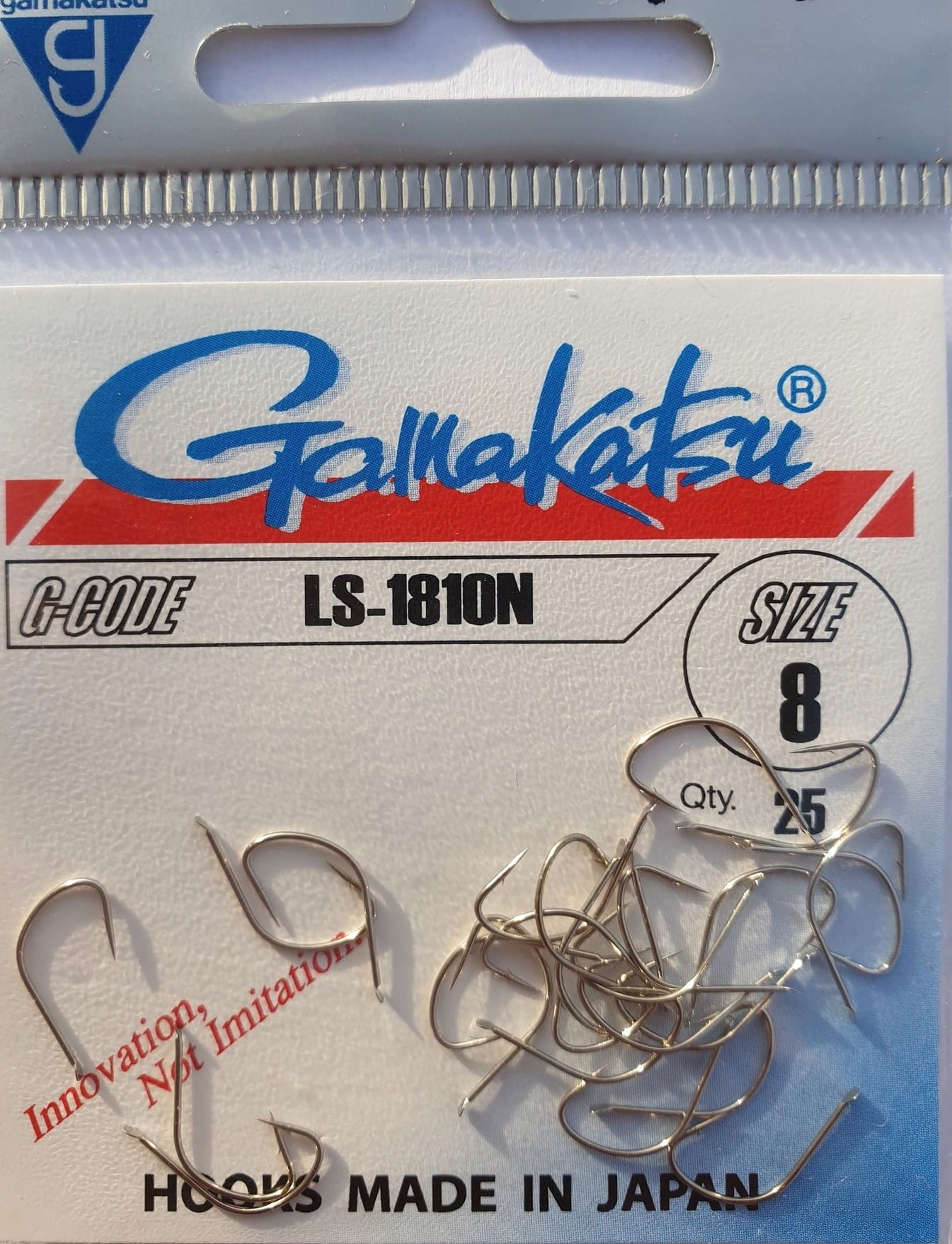 Haczyki Gamakatsu LS-1810N Nr 8 Szt 25