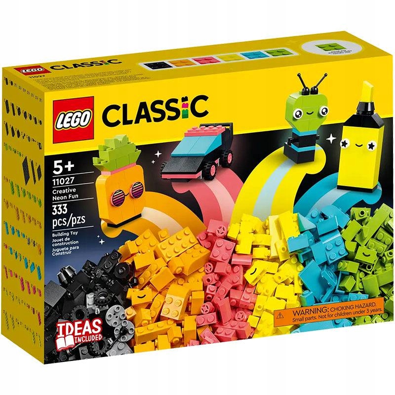 Lego Klasická Kreativní Hra S Neonovými Barvami