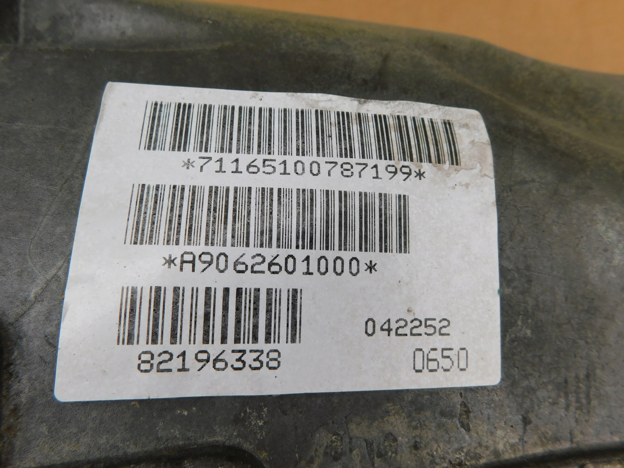 Sprinter 906 2.2 cdi 646 2.7 cdi Swap gearbox, nice A9062601000